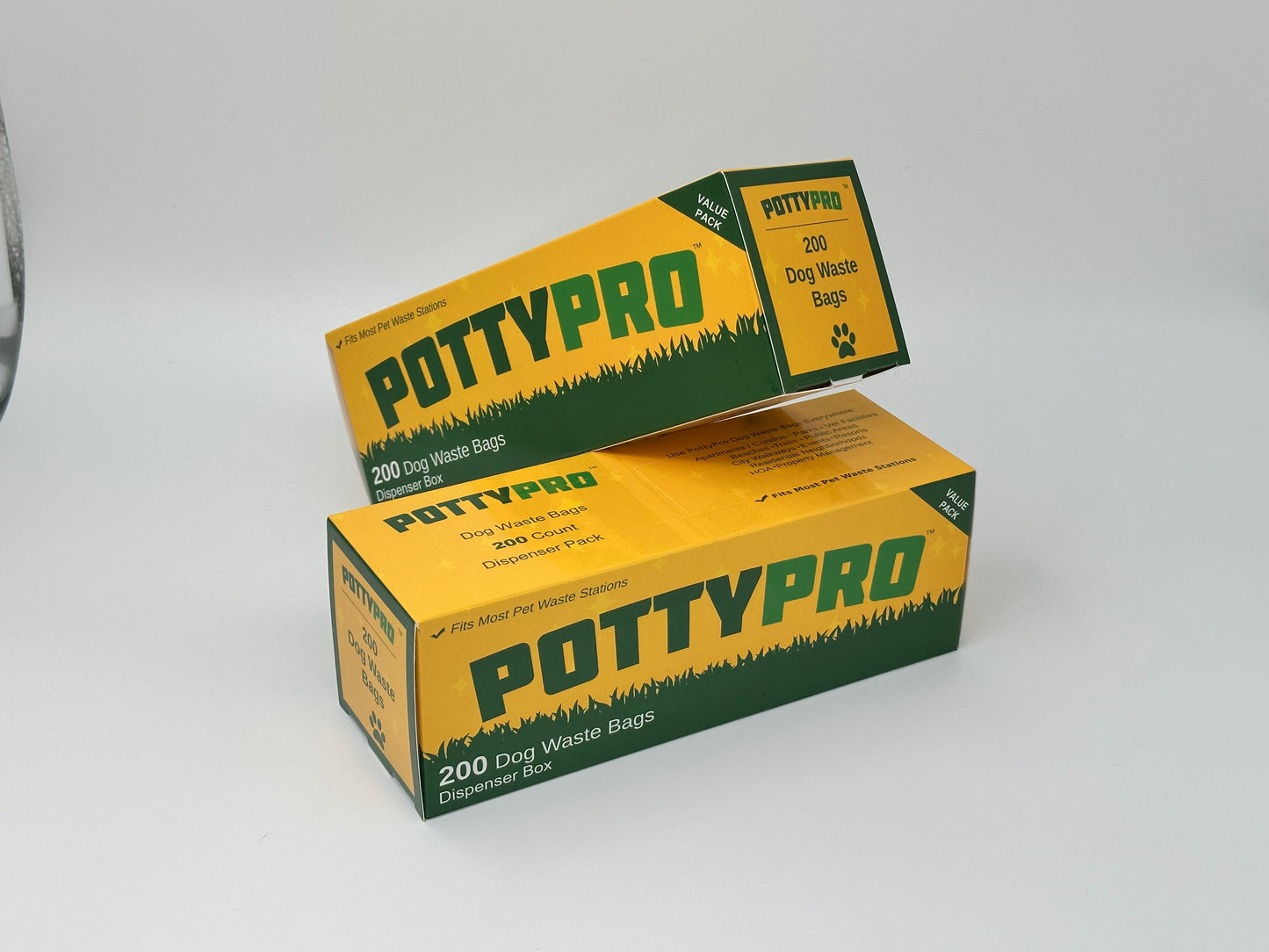PottyPro® Dog Waste Station Bags -200 Count per roll - 10 Roll Case