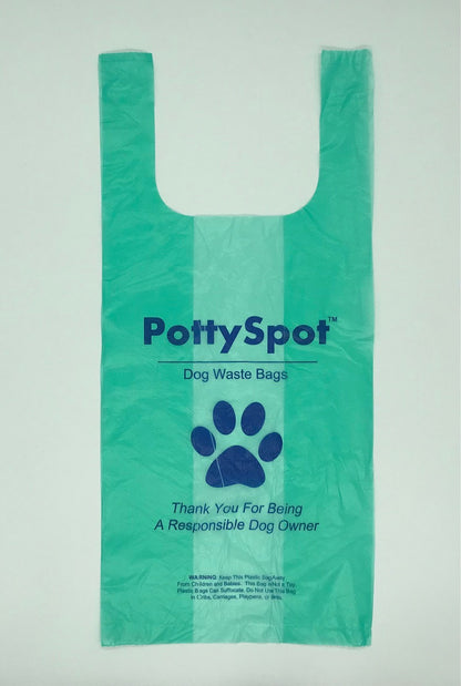 PottyPro® Handle Tie Dog Waste Station Bags 400 count Roll -6 Roll Case