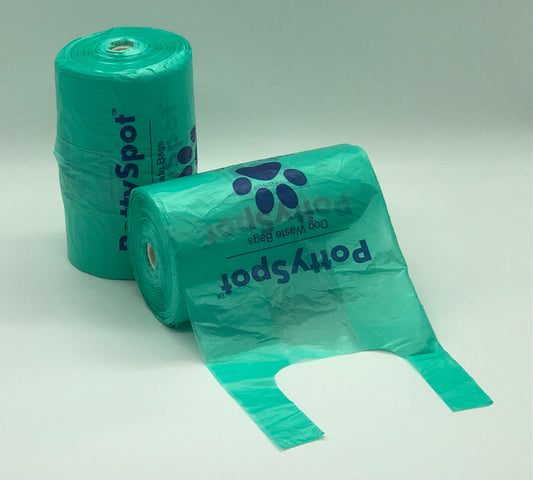 PottyPro® Handle Tie Dog Waste Station Bags 400 count Roll -6 Roll Case